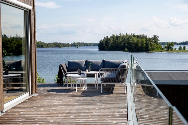 Hjørnesofa Roxo Hvit - Venture Home - Loungegrupper - Sofagruppe utendørs
