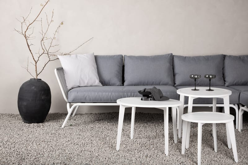 Hj�ørnesofa Roxo Hvit - Venture Home - Loungegrupper - Sofagruppe utendørs
