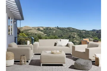 Hughen Loungegruppe 5-seters - Beige - Hagemøbler & utemiljø - Loungemøbler - Loungegrupper