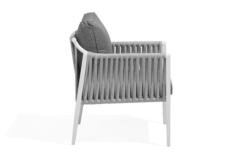 Latina Loungegruppe 66 cm - Hvit - Hagemøbler & utemiljø - Loungemøbler - Loungegrupper