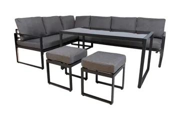 Leipzig Sofagruppe med hjørnesofa - Hagemøbler & utemiljø - Loungemøbler - Loungegrupper