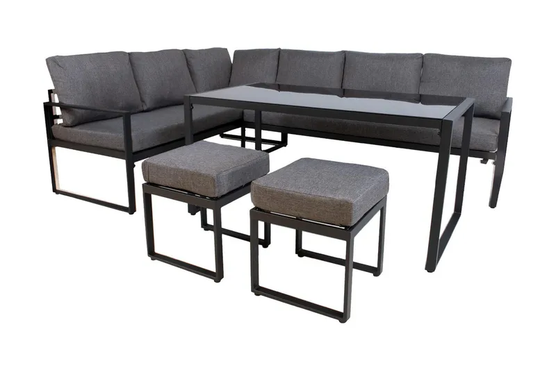 Leipzig Sofagruppe med hjørnesofa - Hagemøbler & utemiljø - Loungemøbler - Loungegrupper