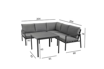 Loungegruppe ADRIAN - Hagemøbler & utemiljø - Loungemøbler - Loungegrupper