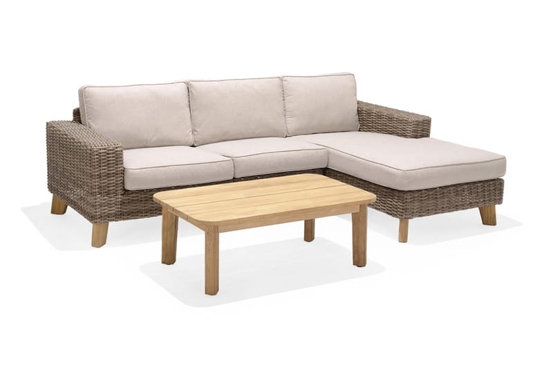 Loungegruppe Bahamas 3-4-seter - Beige - Loungegrupper - Sofagruppe utendørs