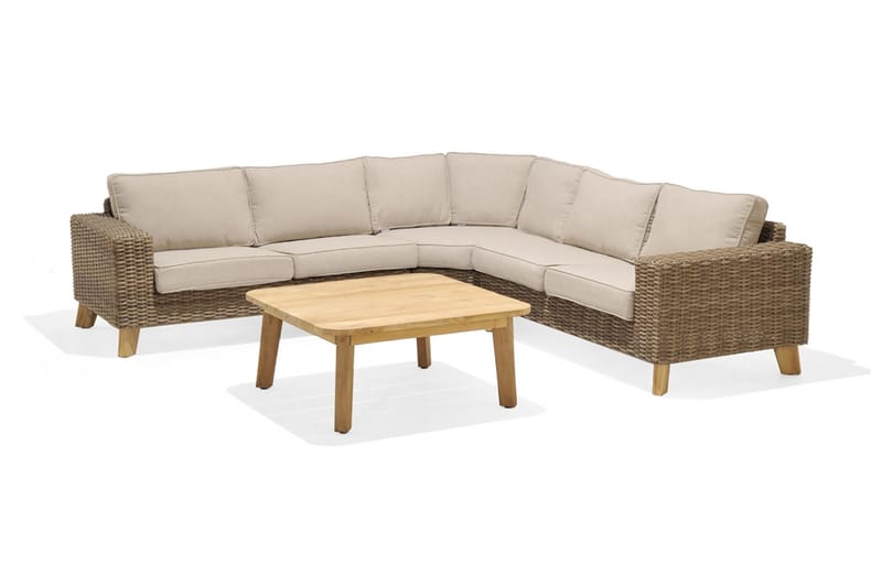 Loungegruppe Bahamas 5-seter - Beige - Loungegrupper - Sofagruppe utendørs