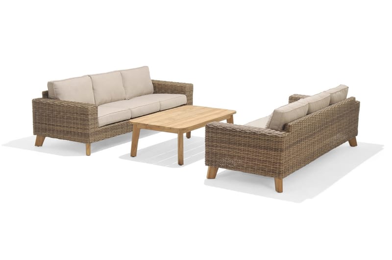 Loungegruppe Bahamas 6-seter - Beige - Loungegrupper - Sofagruppe utendørs