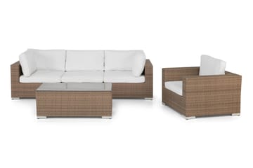 Loungegruppe Bahamas Kunstrotting Sand 2 - Hagemøbler & utemiljø - Loungemøbler - Loungegrupper
