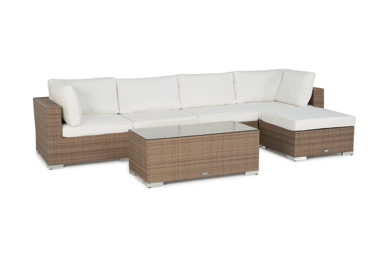 Loungegruppe Bahamas Kunstrotting Sand 2 - Loungegrupper - Sofagruppe utendørs