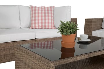 Loungegruppe Bahamas Kunstrotting Sand 4 - Hagemøbler & utemiljø - Loungemøbler - Loungegrupper