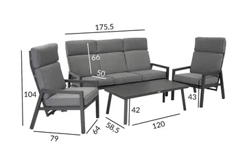 Loungegruppe CASPER - Hagemøbler & utemiljø - Loungemøbler - Loungegrupper