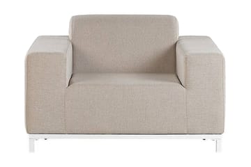 Loungegruppe Hughen 5-seters - Beige - Hagemøbler & utemiljø - Loungemøbler - Loungegrupper