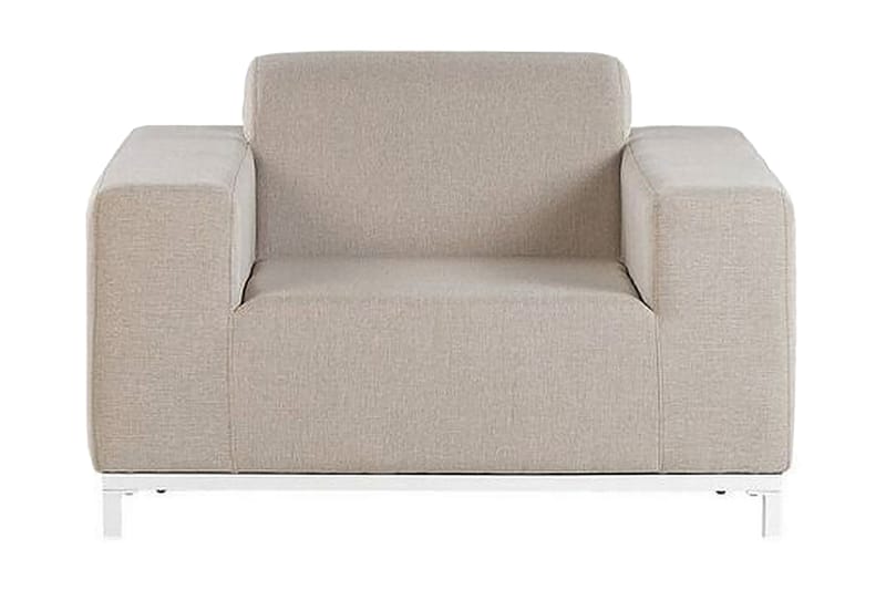 Loungegruppe Hughen 5-seters - Beige - Hagemøbler & utemiljø - Loungemøbler - Loungegrupper