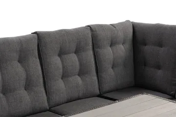 Loungegruppe James Lyx Vendbar - Grå / svarte puter - Hagemøbler & utemiljø - Loungemøbler - Loungegrupper