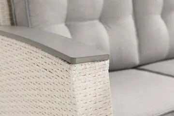 Loungegruppe James Lyx Vendbar - Hvit - Hagemøbler & utemiljø - Loungemøbler - Loungegrupper