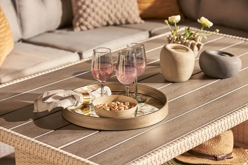 Loungegruppe James Lyx Vendbar - Hvit - Hagemøbler & utemiljø - Loungemøbler - Loungegrupper