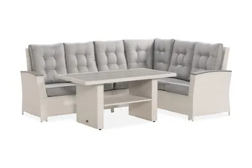 Loungegruppe James Lyx Vendbar - Hvit - Hagemøbler & utemiljø - Loungemøbler - Loungegrupper