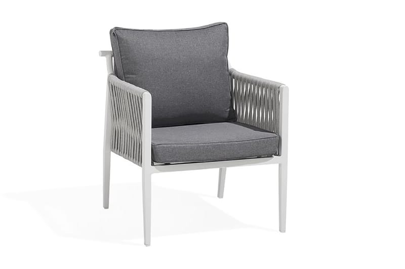 Loungegruppe Latina 66 cm - Hvit - Loungegrupper - Sofagruppe utendørs