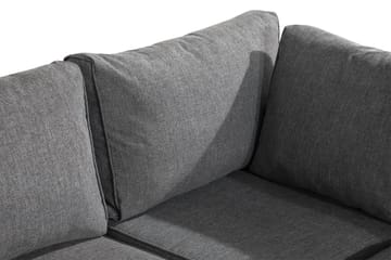 Loungegruppe Marcus - Grått Bord Hjørnesofa Lenestol - Hagemøbler & utemiljø - Loungemøbler - Loungegrupper