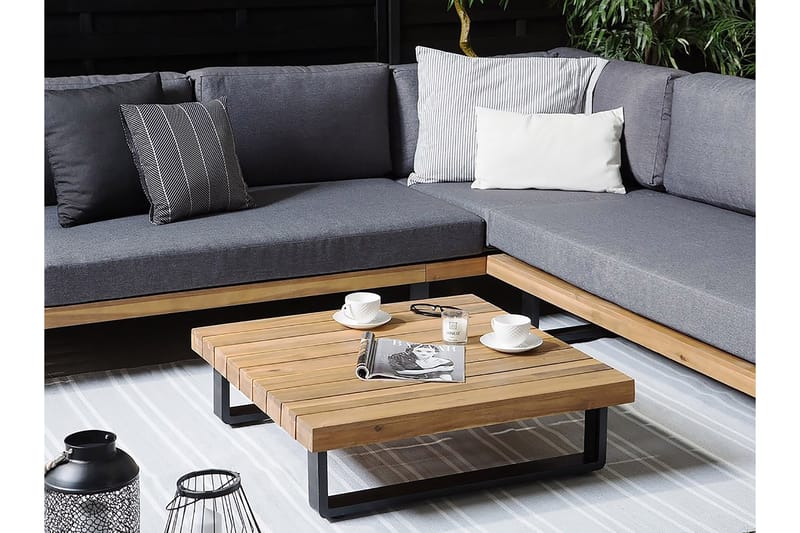 Loungegruppe Mykonos 256 cm - Tre | Natur - Hagemøbler & utemiljø - Loungemøbler - Loungegrupper