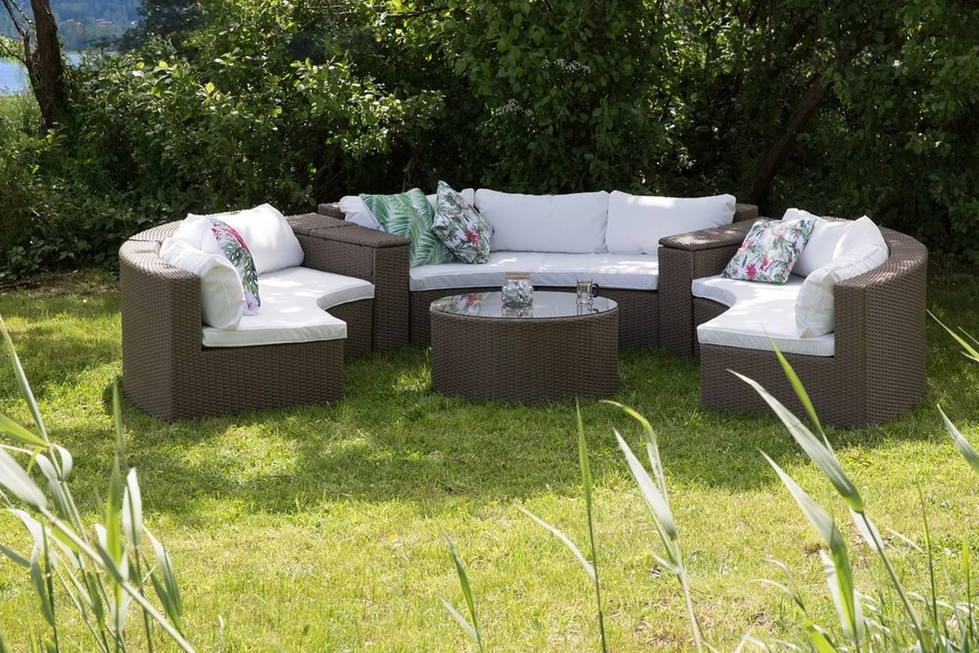 Loungegruppe Severo 102 cm - Brun - Hagemøbler & utemiljø - Loungemøbler - Loungegrupper