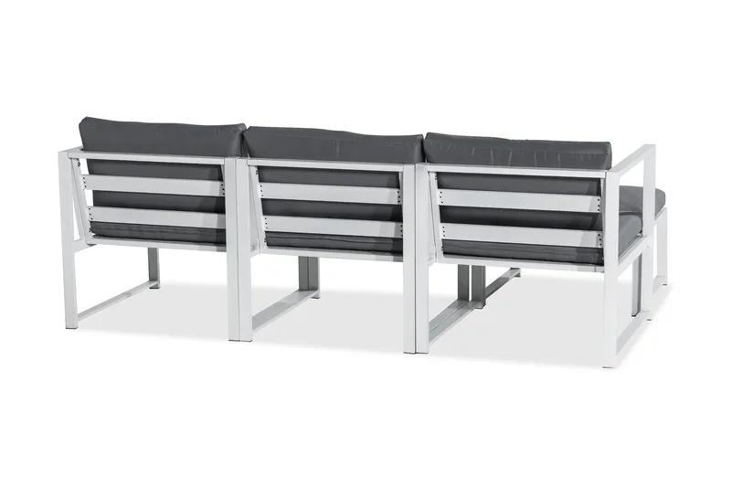 Loungegruppe Tunis - Hvit - Hagemøbler & utemiljø - Loungemøbler - Loungegrupper