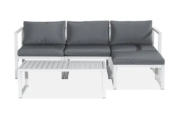 Loungegruppe Tunis - Hvit - Hagemøbler & utemiljø - Loungemøbler - Loungegrupper