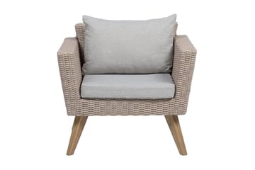 Loungegruppe Vittoria 120 cm - Tre | Natur - Hagemøbler & utemiljø - Loungemøbler - Loungegrupper