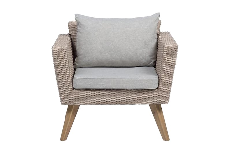 Loungegruppe Vittoria 120 cm - Tre | Natur - Hagemøbler & utemiljø - Loungemøbler - Loungegrupper