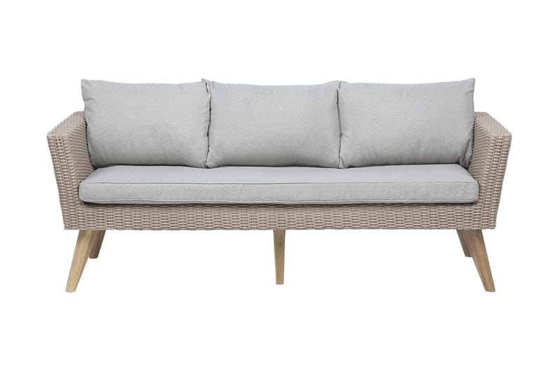 Loungegruppe Vittoria 120 cm - Tre | Natur - Hagemøbler & utemiljø - Loungemøbler - Loungegrupper