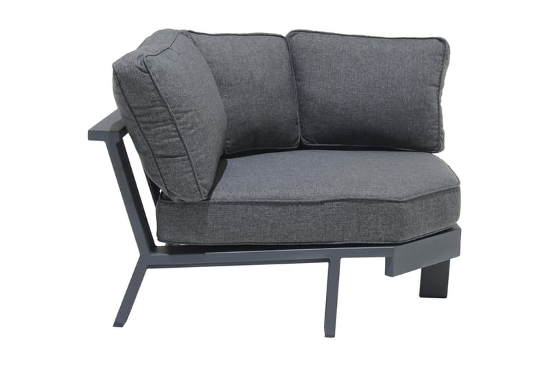 Loungegruppe Palau 5-seter - Tre/Grå - Hagemøbler & utemiljø - Loungemøbler - Loungegrupper