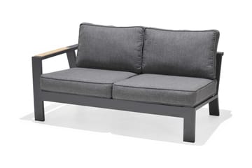 Loungegruppe Palau 5-seter - Tre/Grå - Hagemøbler & utemiljø - Loungemøbler - Loungegrupper