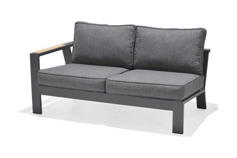 Loungegruppe Palau 5-seter - Tre/Grå - Hagemøbler & utemiljø - Loungemøbler - Loungegrupper
