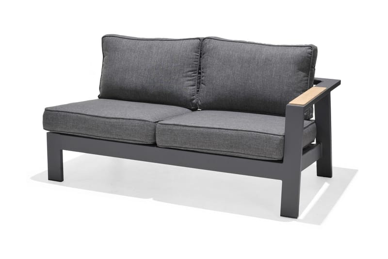 Loungegruppe Palau 5-seter - Tre/Grå - Hagemøbler & utemilj�ø - Loungemøbler - Loungegrupper