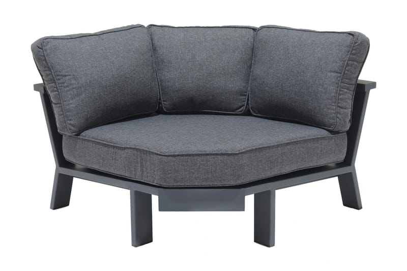 Loungegruppe Palau 5-seter - Tre/Grå - Hagemøbler & utemiljø - Loungemøbler - Loungegrupper