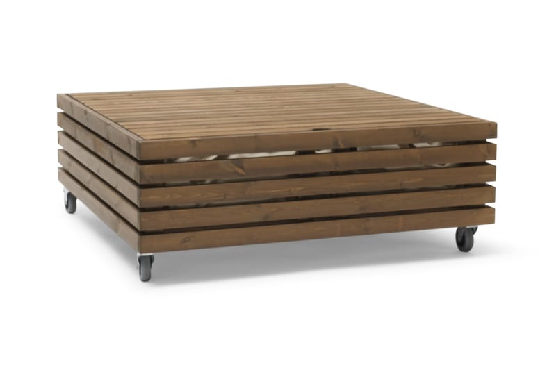 Loungestol Hillerstorp Bara Vara m Divan 2-pk - Hvit|Beige - Loungegrupper - Sofagruppe utendørs