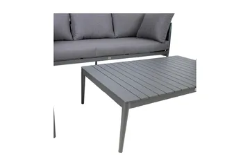 Møbelsett Bremen 4-deler Grå - Hagemøbler & utemiljø - Loungemøbler - Loungegrupper