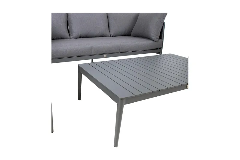 Møbelsett Bremen 4-deler Grå - Hagemøbler & utemiljø - Loungemøbler - Loungegrupper