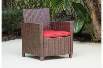 Malmo Loungegruppe Kunstrotting Brun - Dorel Home - Hagemøbler & utemiljø - Loungemøbler - Loungegrupper