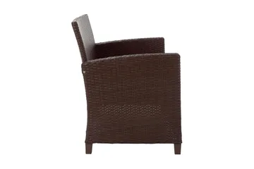 Malmo Loungegruppe Kunstrotting Brun - Dorel Home - Hagemøbler & utemiljø - Loungemøbler - Loungegrupper