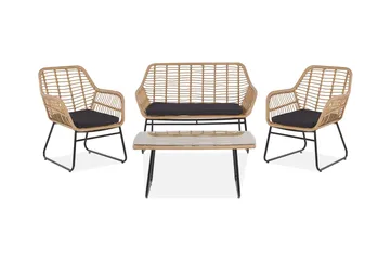 Malvedo Hagegruppe - Tre/Natur - Hagemøbler & utemiljø - Loungemøbler - Loungegrupper