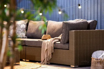 Marcus Loungegruppe - Grått Bord Hjørnesofa Lenestol - Hagemøbler & utemiljø - Loungemøbler - Loungegrupper