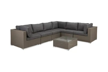 Marcus Loungegruppe - Grått Bord Hjørnesofa - Hagemøbler & utemiljø - Loungemøbler - Loungegrupper