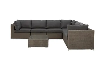 Marcus Loungegruppe - Grått Bord Hjørnesofa - Hagemøbler & utemiljø - Loungemøbler - Loungegrupper