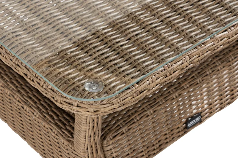 Marcus Loungegruppe - Natur Bord 1 Armlene - Hagemøbler & utemiljø - Loungemøbler - Loungegrupper