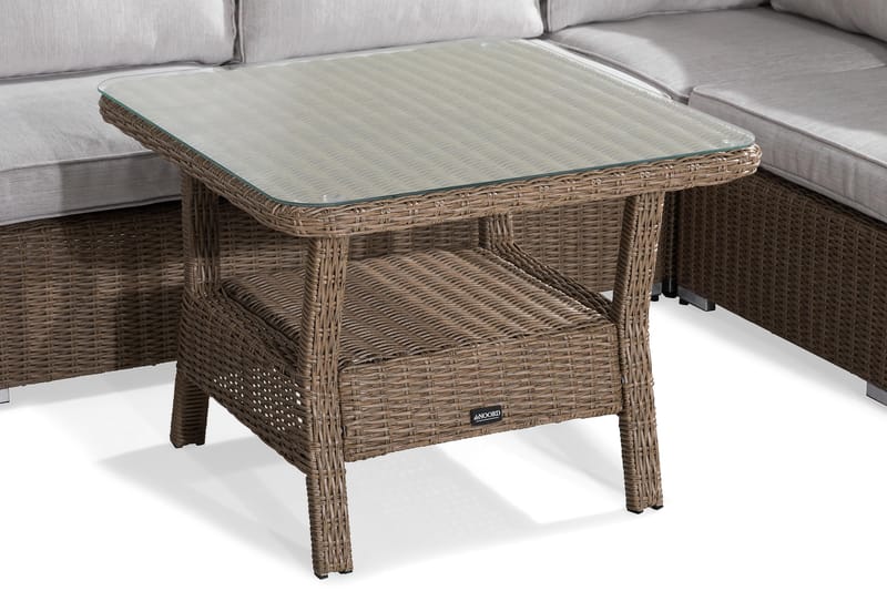 Marcus Loungegruppe - Natur Bord Hjørnesofa Lenestol - Hagemøbler & utemiljø - Loungemøbler - Loungegrupper