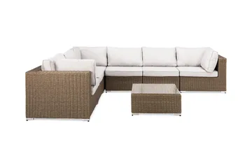Marcus Loungegruppe - Natur Bord Hjørnesofa - Hagemøbler & utemiljø - Loungemøbler - Loungegrupper