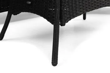 Marcus Sofagruppe 2-seter Ink. Lenestoler - Svart - Hagemøbler & utemiljø - Loungemøbler - Loungegrupper