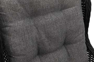 Marcus Sofagruppe 2-seter Ink. Lenestoler - Svart - Hagemøbler & utemiljø - Loungemøbler - Loungegrupper