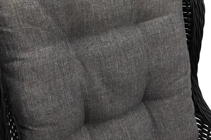 Marcus Sofagruppe 2-seter Ink. Lenestoler - Svart - Hagemøbler & utemiljø - Loungemøbler - Loungegrupper