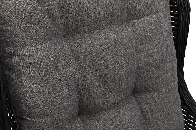 Marcus Sofagruppe 2-seter Ink. Lenestoler - Svart - Hagemøbler & utemiljø - Loungemøbler - Loungegrupper